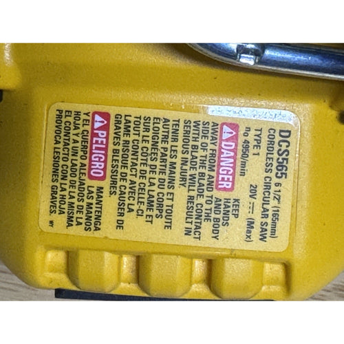 DEWALT DCS565B 50.8mm Circular Saw TOOL ONLY