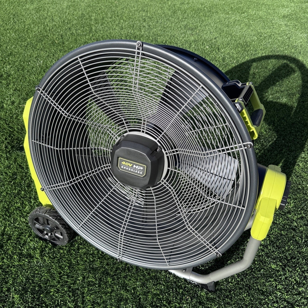 RYOBI 40V HP Brushless Hybrid 20 in. Air Cannon Fan Tool Only Open Box