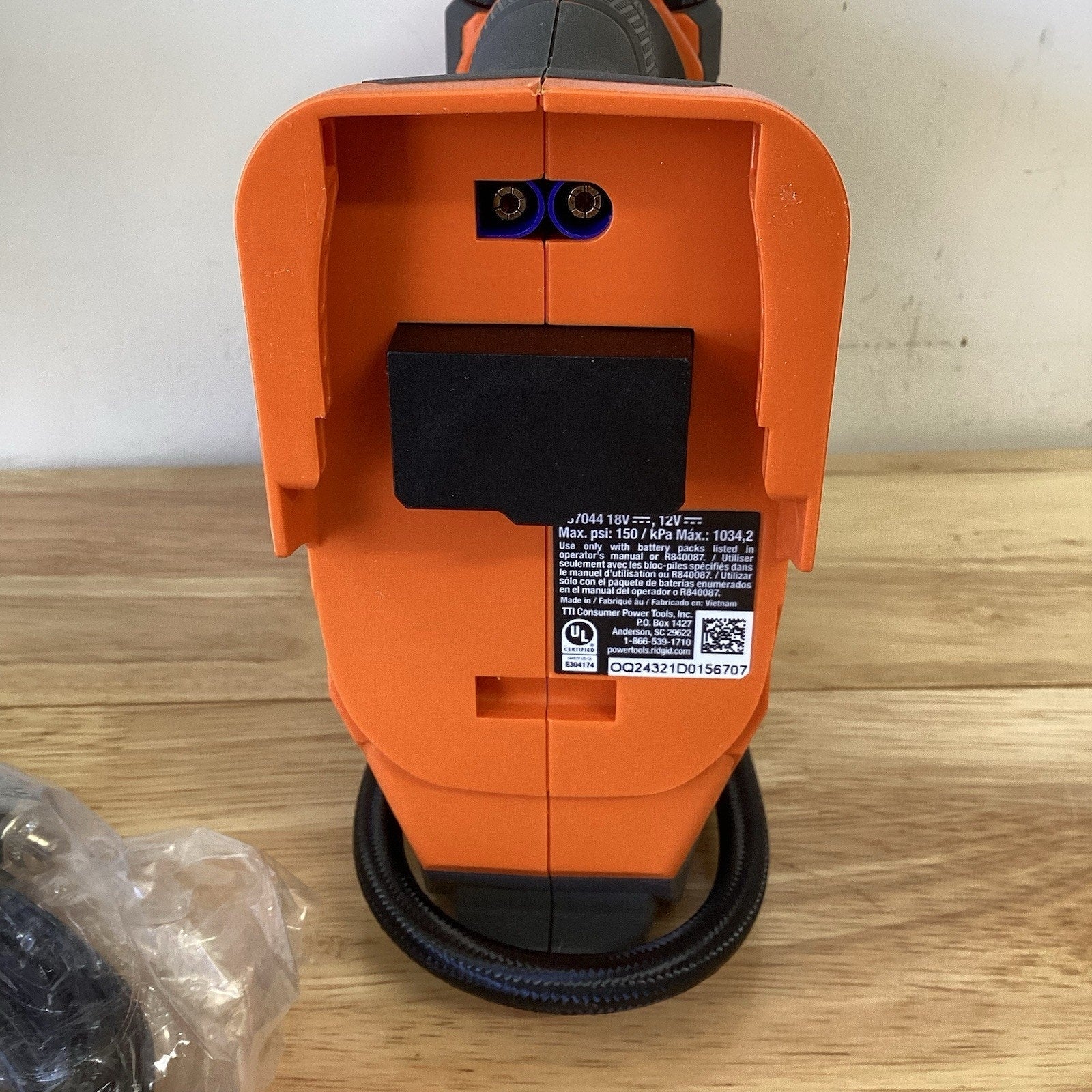 NEW OB Ridgid R87044 Digital Inflator Tool Only