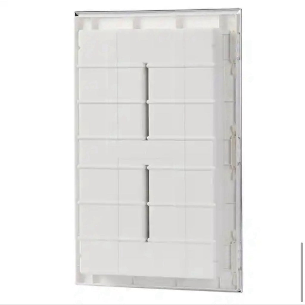 ZACA SPACECAB Vega 16.5" x 26.5" x 3-1/2" Frameless Recessed Medicine Cabinet