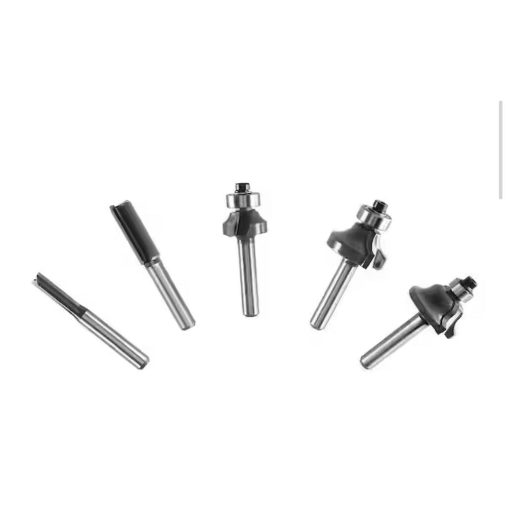 RYOBI Variety Router Bit Set 5-Piece
