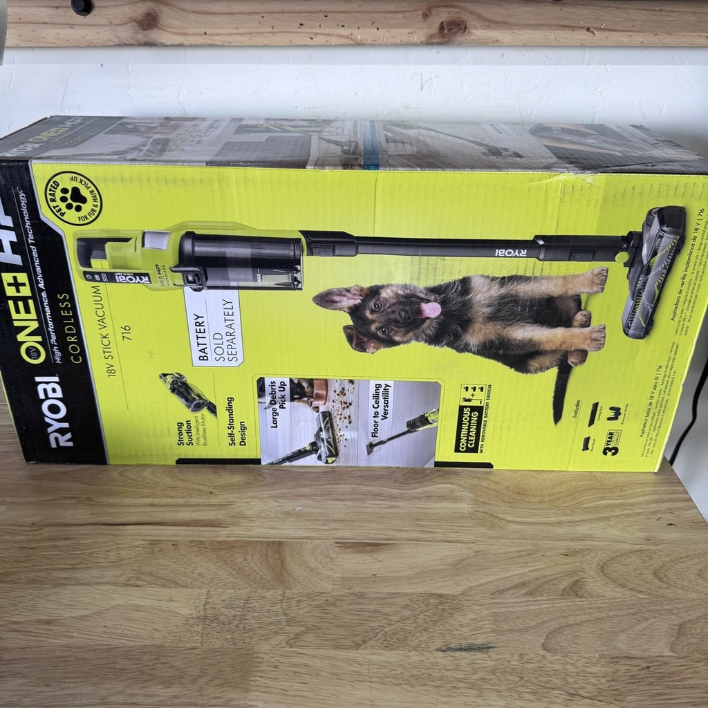 Ryobi PBLSV716B 18V ONE+ HP Cordless Stick Vacuum Tool Only New Sealed