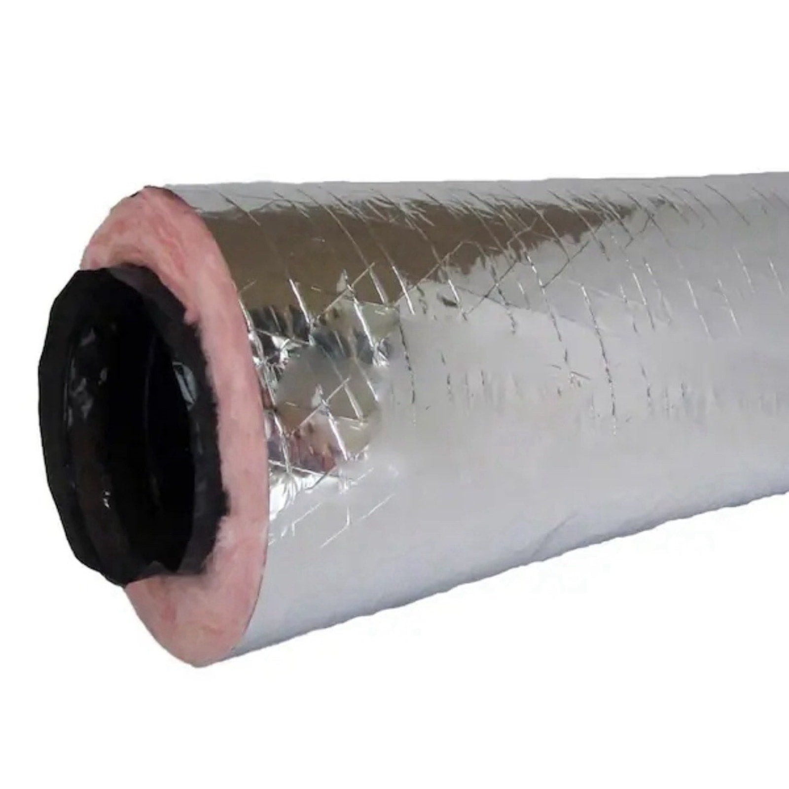 Everbilt 6" x 25' Ft Insulated Flexible Duct Work R6 Silver Jacket