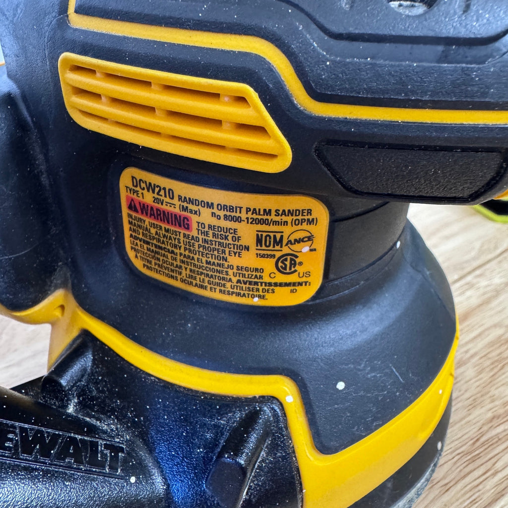 Dewalt 5” orbital sander