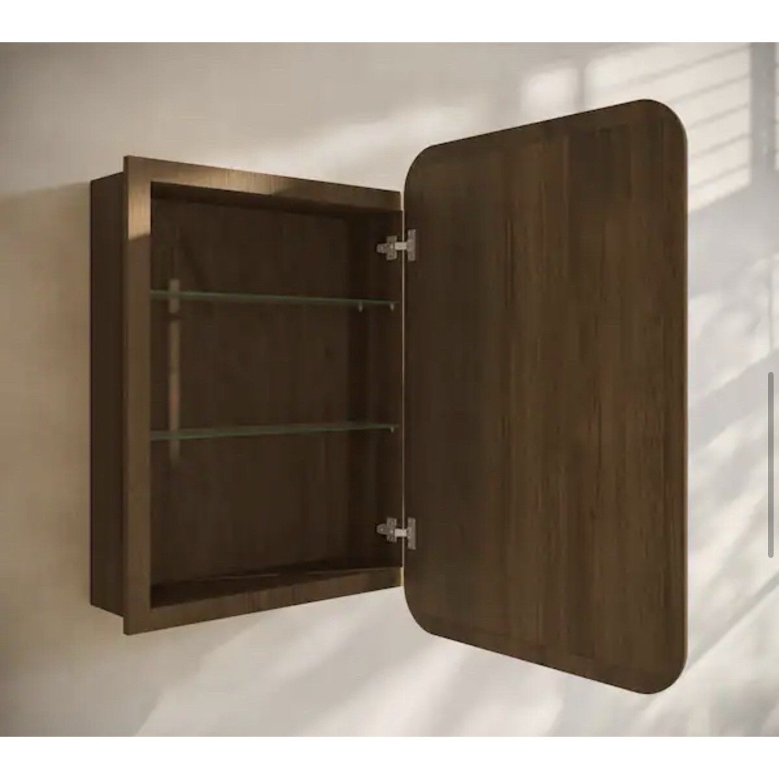 Swiss Madison Plaisir 18 in. W x 27 in. Brown Oak Medicine Cabinet