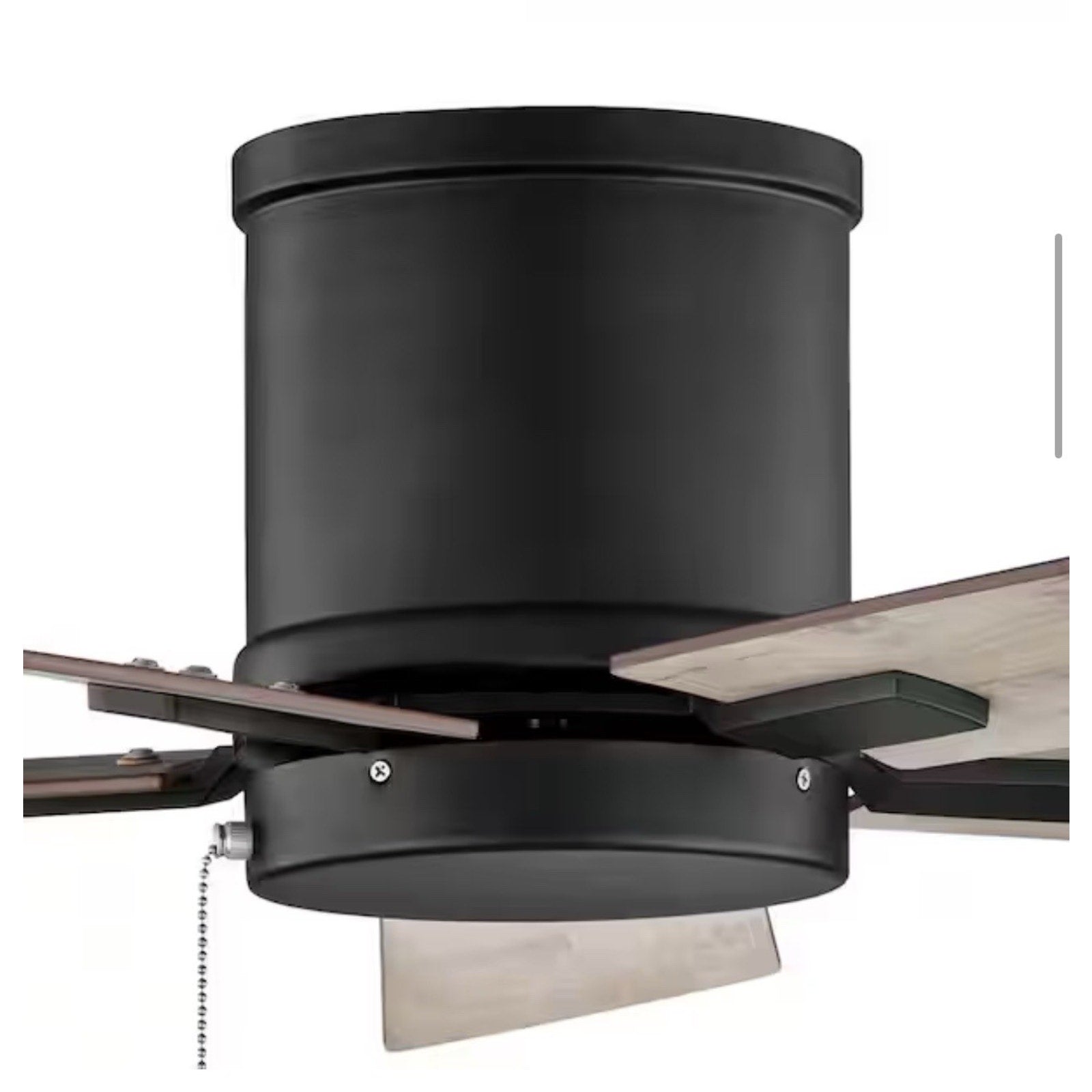 Hampton Bay Grantway 48 in. Indoor/Covered Outdoor Matte Black Ceiling Fan New