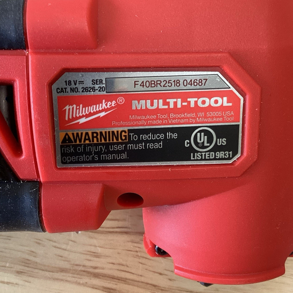 Milwaukee M18 18V Cordless Multi Tool (Tool Only)