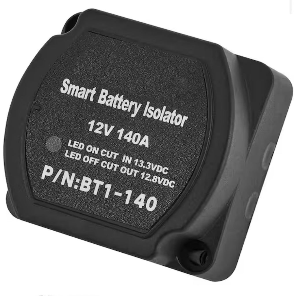 VEVOR 12V 140A Dual Battery Isolator Kit Voltage Sensitive Relay VSR001