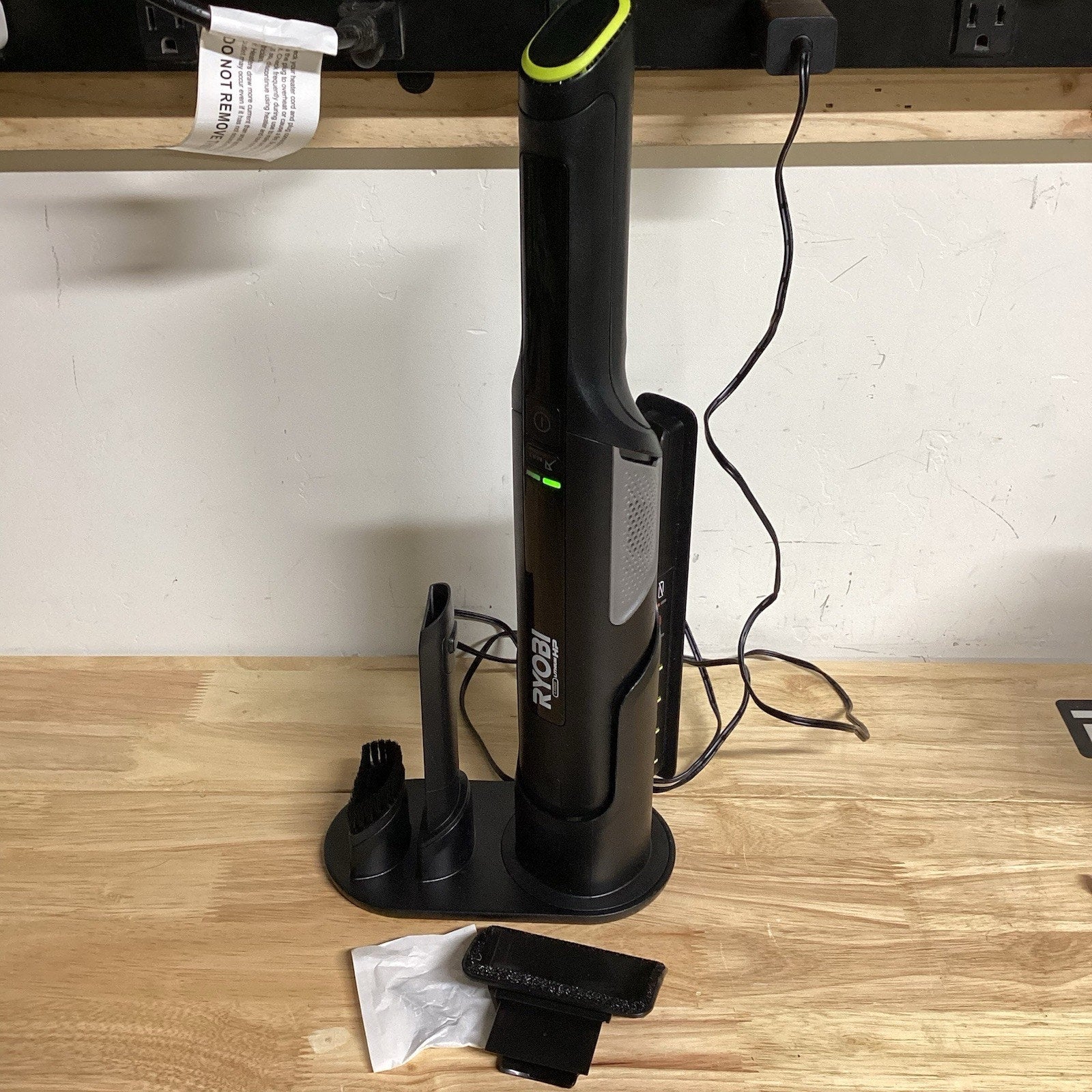 Ryobi USB Lithium HP Compact Hand Vacuum Kit w/2 USB Batteries FVG65K