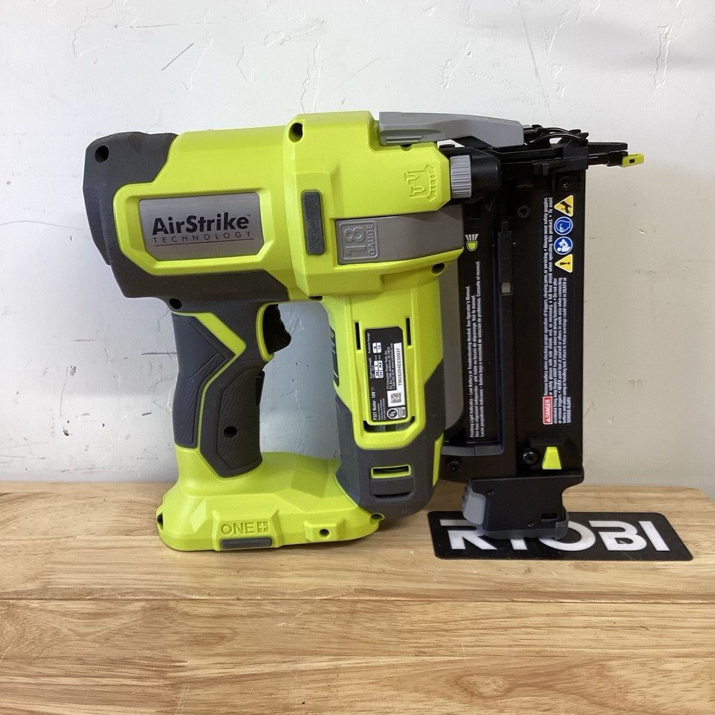 Ryobi 18V Ryobi ONE+ 18-Gauge Cordless Airstrike Brad Nailer (Tool Only) P321