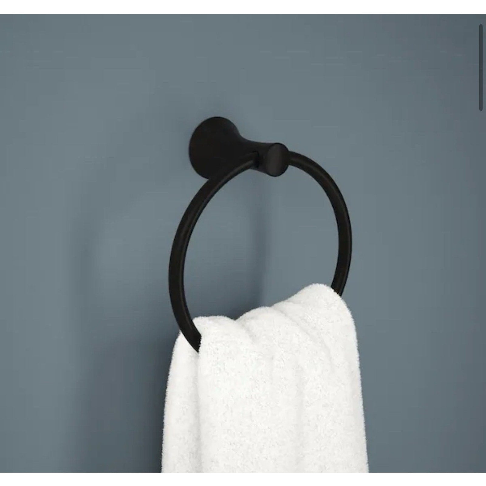 Delta Greydon Towel Ring in Matte Black GDN46-MB