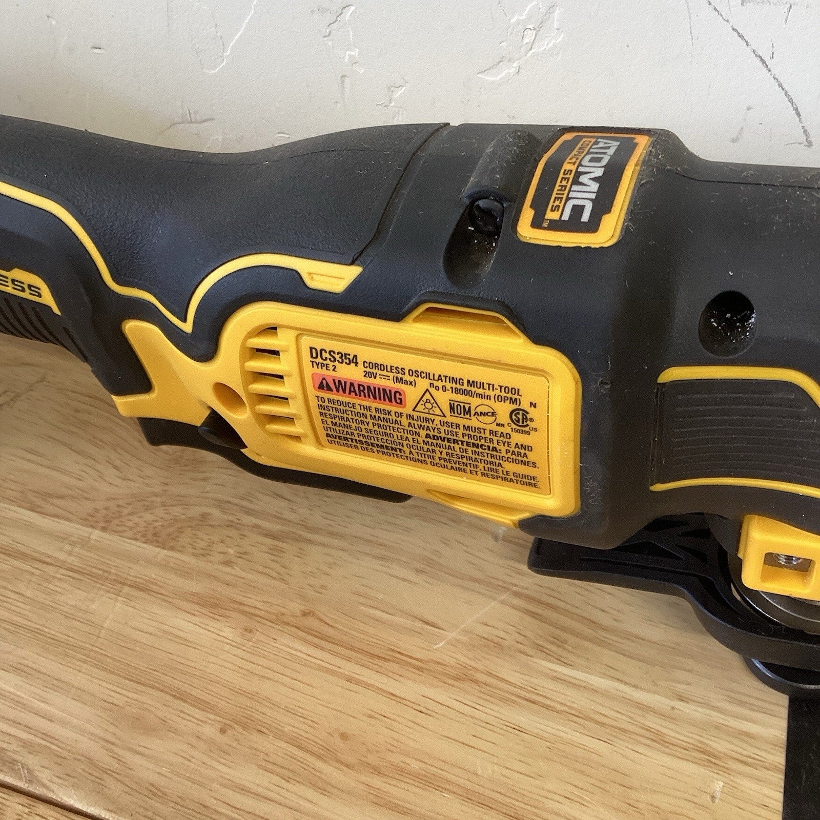 Dewalt DCS354B Oscillating Multi-Tool Tool Only