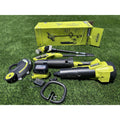 RYOBI ONE+ 18V String Trimmer/Edger, Jet Fan Blower with Battery & Charger
