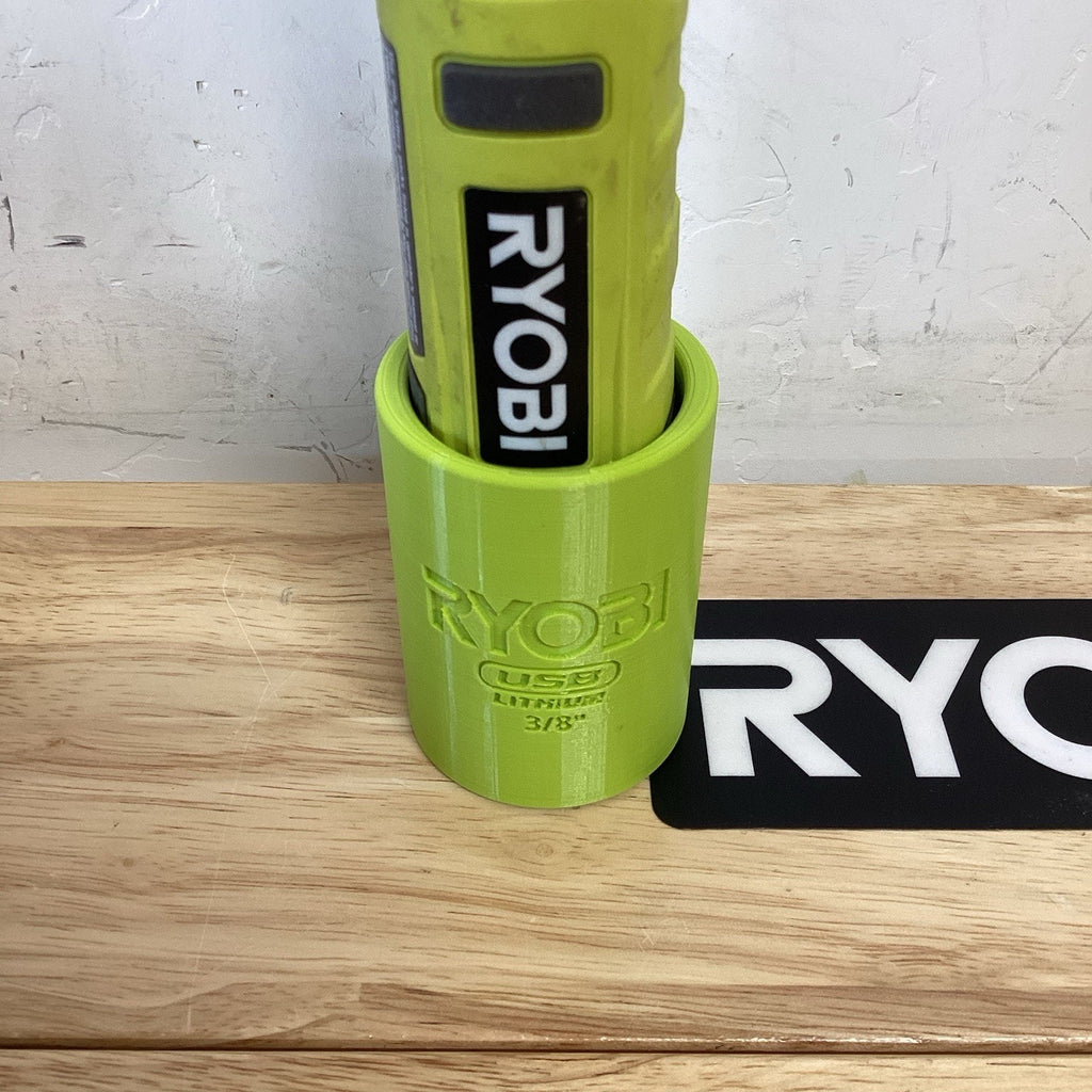 Ryobi 3/8” Ratchet Holder Green PLA