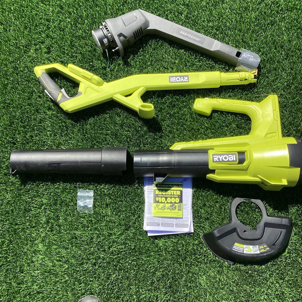 RYOBI 18V 10" String Trimmer & 250 CFM Blower Combo PCLCK201- Tool Only
