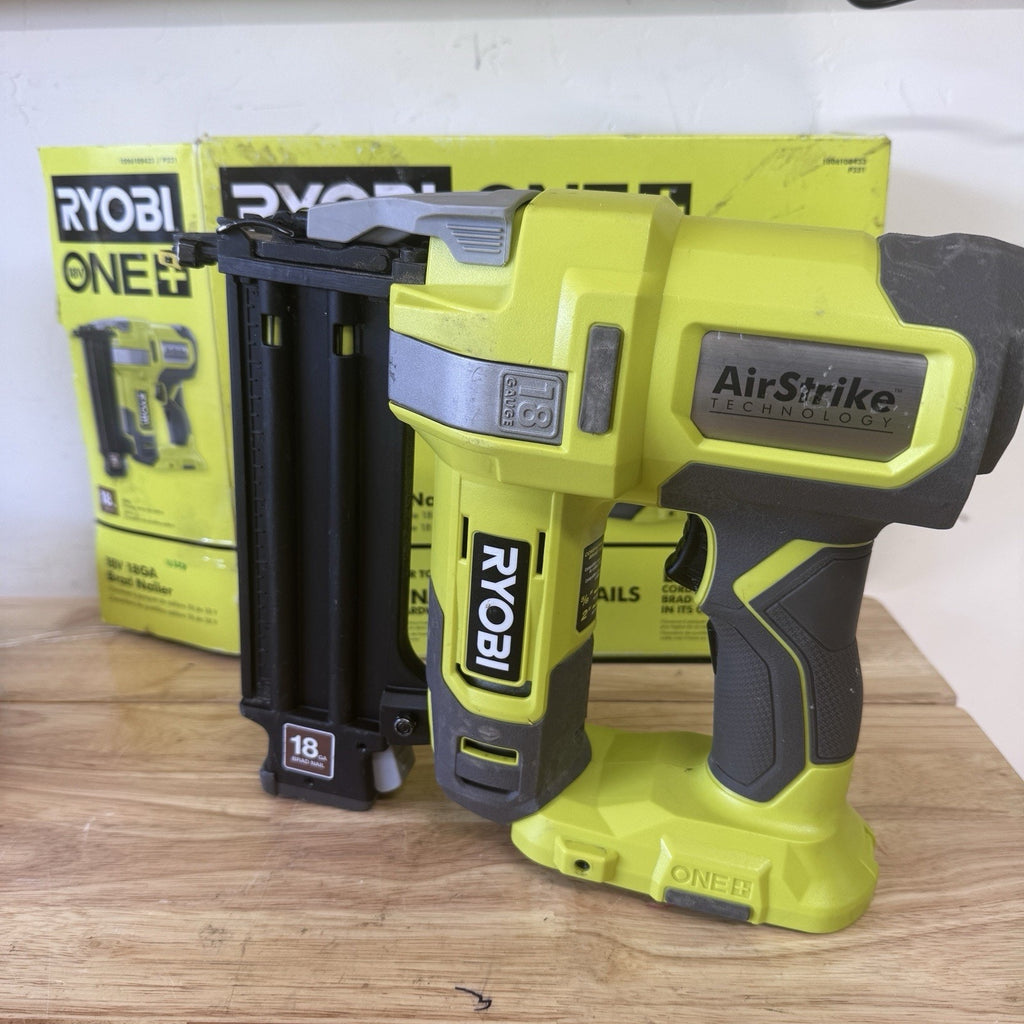 RYOBI ONE+ 18V 18-Gauge Cordless AirStrike Brad Nailer (Tool Only)