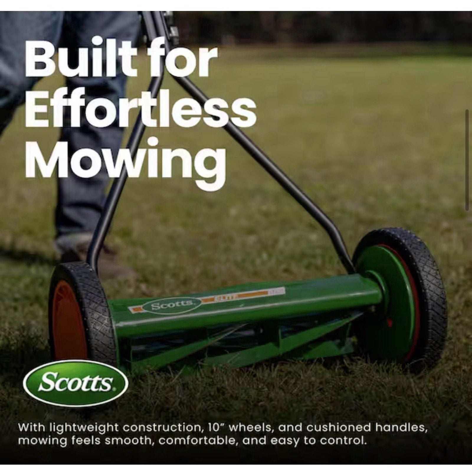 Scotts Scott's 16 in. Manual Walk Behind Push Reel Lawn Mower