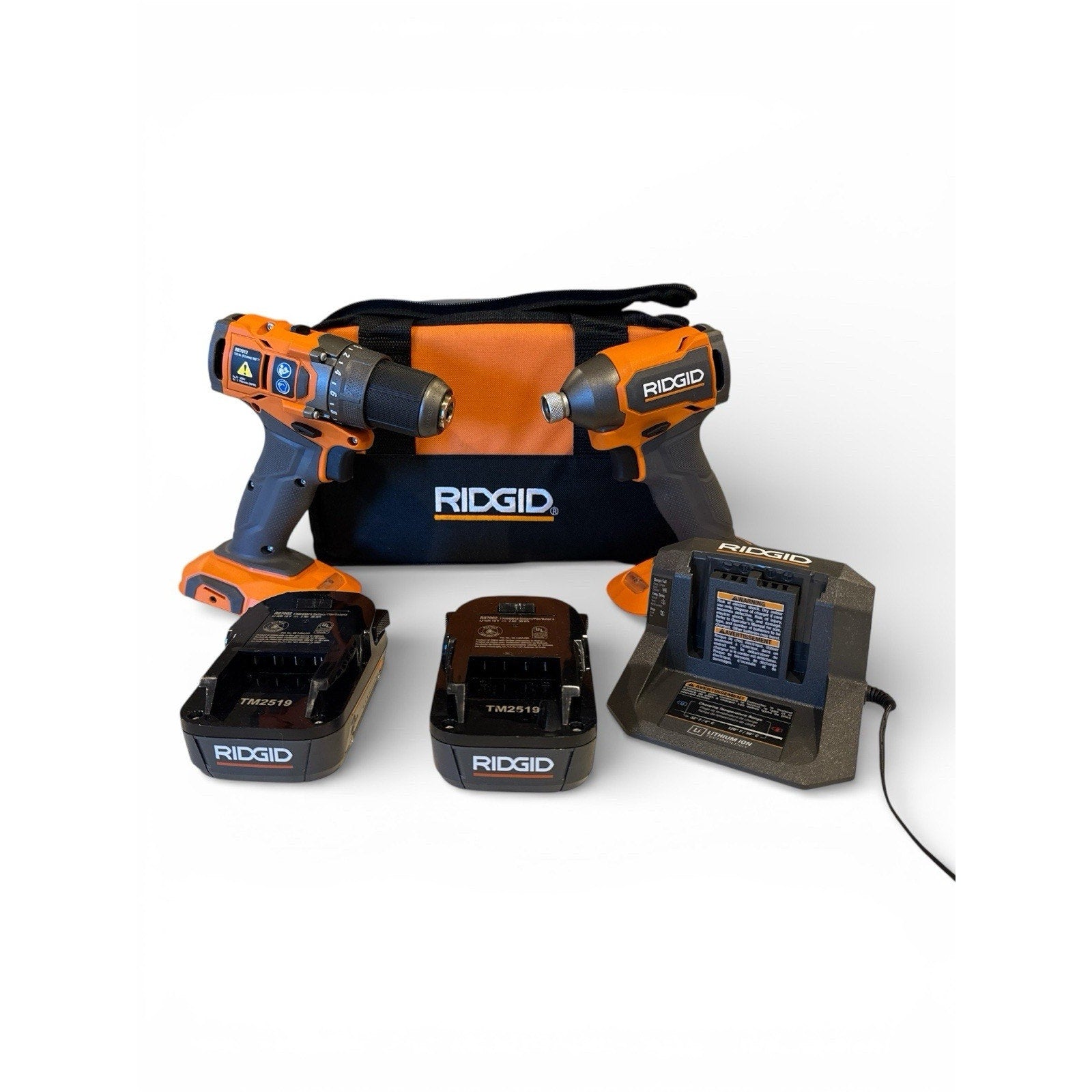 RIDGID R97801 18 V Cordless Drill Set