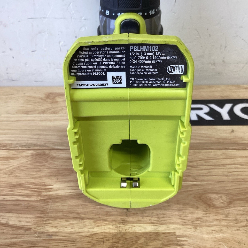 RYOBI ONE+ HP 18V Brushless 1/2" Hammer Drill (Tool Only) PBLHM102